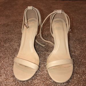 Tan High Heels, 4 1/2 inches